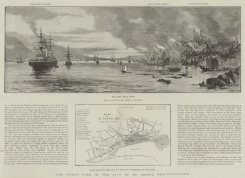 Den store brand i byen St John